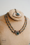 Emerald Noor Polki Set
