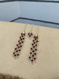 Garland Earrings and Teeka