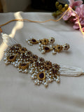 Ruby Bloom Pearl Set