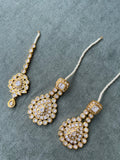 Zareen Earrings and Teeka