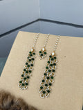 Garland Earrings and Teeka