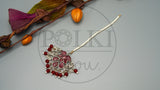 Ruby Royale Earrings with Teeka