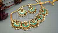 Shahjehan Choker Set - Turquoise