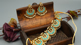 Shahjehan Choker Set - Turquoise