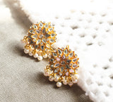 Kundan Flower Earrings