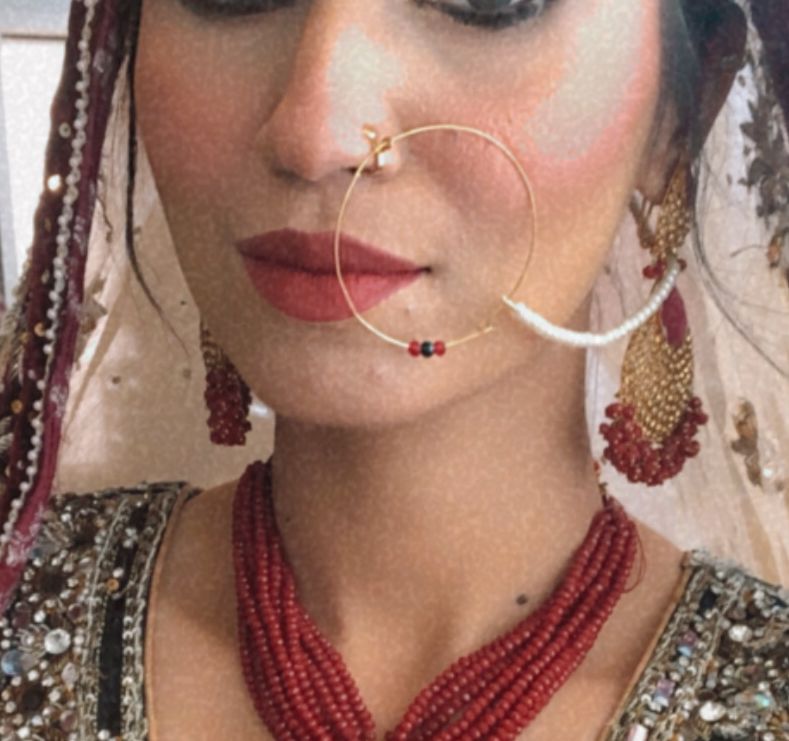 Nath Mp Jewellers Nose Pin Heavy Bridal Nose Latest Bridal Nath